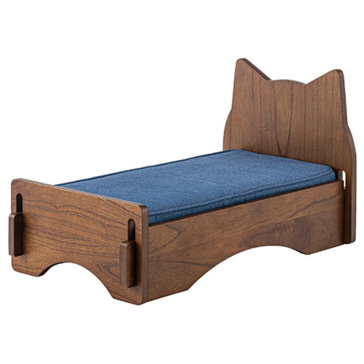 ペットベッド 小型犬用 猫用 ブラウン 幅75 奥行40 高さ40 SH18cm 天然木 ペット家具